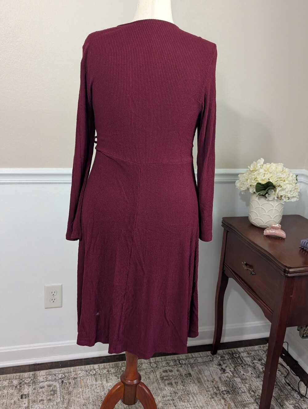 Old Navy Rib Knit Wrap Dress Size XL - Picture 5 of 5